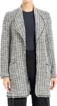 MAX STUDIO Tweed Longline Jacket