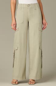 Wit & Wisdom High Waist Cotton Blend Cargo Pants