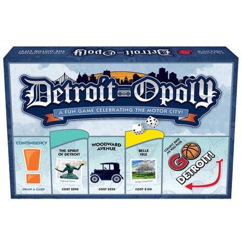 Detroit Opoly Board Game