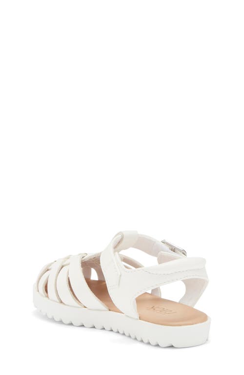 Nordstrom Rack Kids' Camellia Fisherman Sandal In White