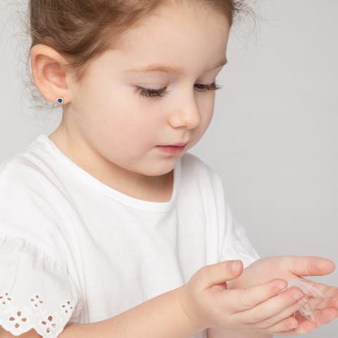 Cubic Zirconia Encrusted Heart Earrings