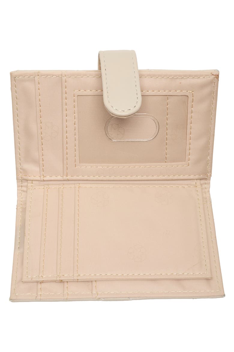 Debbie Quilted Card Case, Alternate, color, BONE