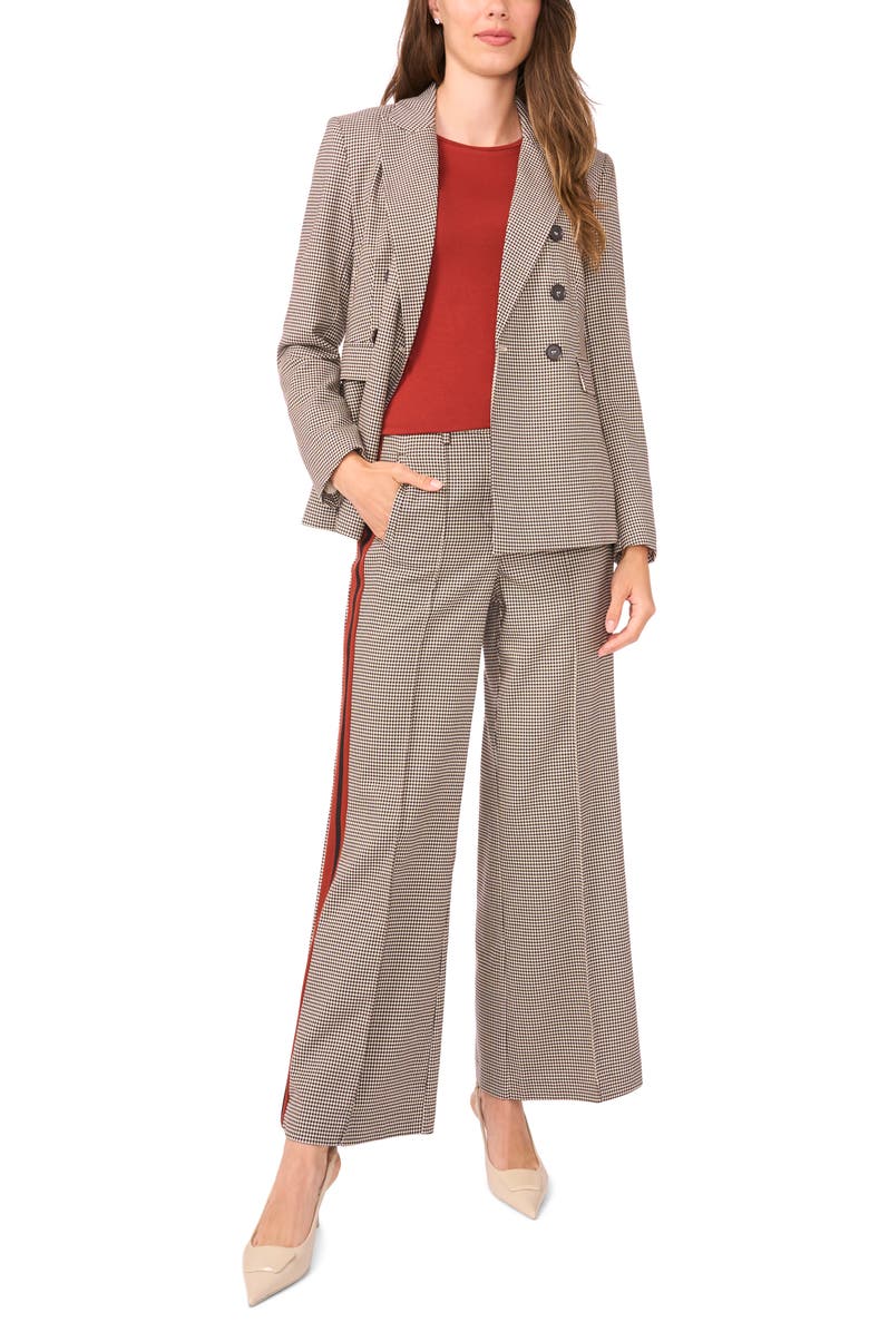 Halogen<sup>®</sup> Side Stripe Houndstooth Pants, Alternate, color, Arctic Wolf