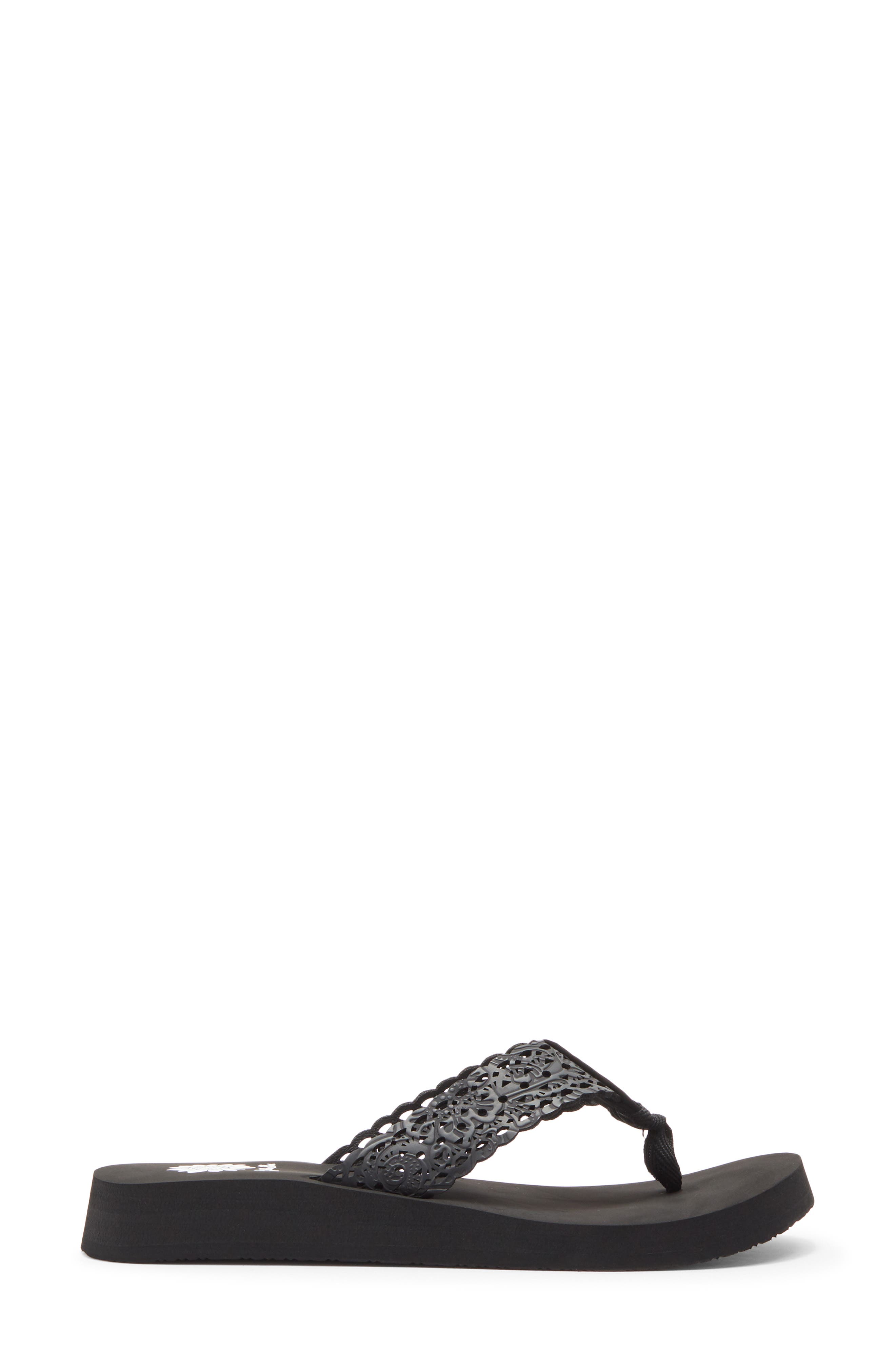 Yellow Box Premium Wally Flip Flop Sandal, Alternate, color, Black