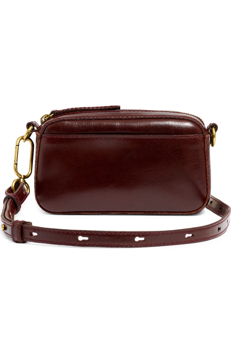 Madewell The Box Leather Carabiner Mini Crossbody Bag, Main, color,