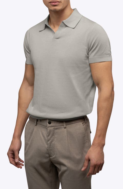 Istanbul Johnny Collar Cotton Bend Polo