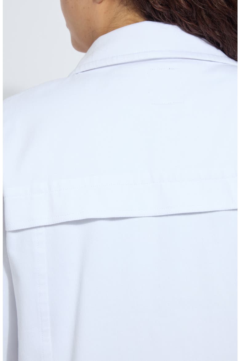 Remi Denim Jacket, Alternate, color, WHITE