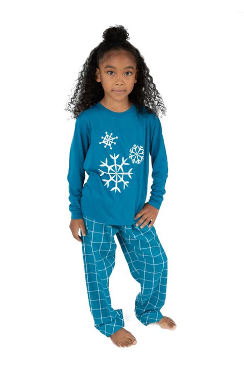 Kids Flannel Printed Holiday Pajama Set (Toddler, Little Kid & Big Kid)
