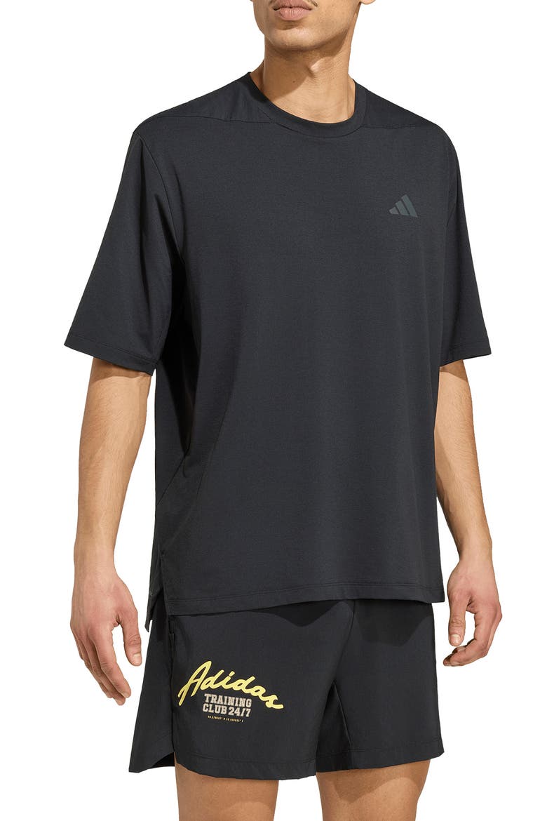 Essential Graphic T-Shirt, Main, color, BLACK