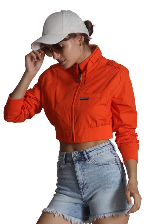 Women's Mini Cropped Racer Jacket