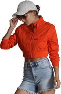 Members Only Women's Mini Cropped Racer Jacket
