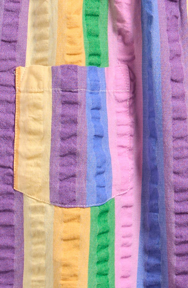 NEXT Kids' Rainbow Cotton Romper Baby, Toddler & Little Kid), Alternate, color, Blue Multi