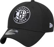 New Era Men's New Era Black Brooklyn Nets Team Classic 39THIRTY Flex Hat