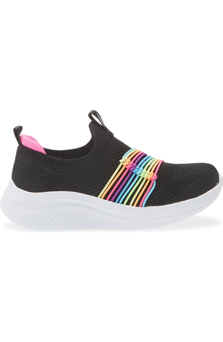 SKECHERS Kids' Ultra Flex 3.0 Slip-On Sneaker, Alternate, color, Black Multi