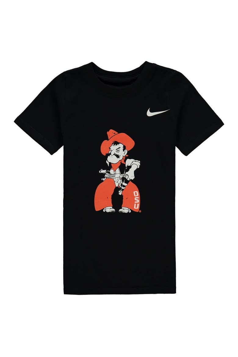 Preschool Nike Black Oklahoma State Cowboys Logo T-Shirt, Main, color, Black