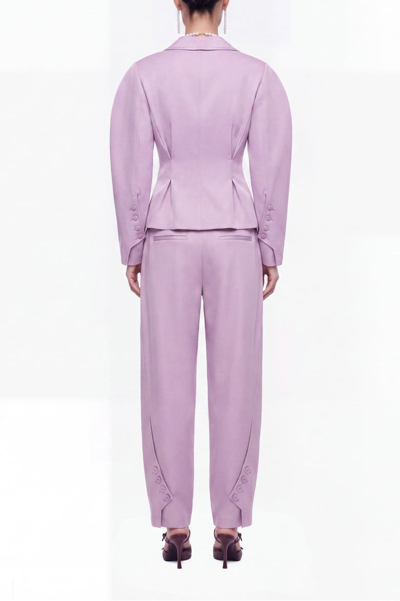 Double Breasted Jacket, Alternate, color, Purple