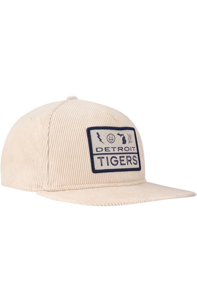 New Era Men's New Era Khaki Detroit Tigers Summer Essential Golfer Snapback Hat, Alternate, color, Khaki