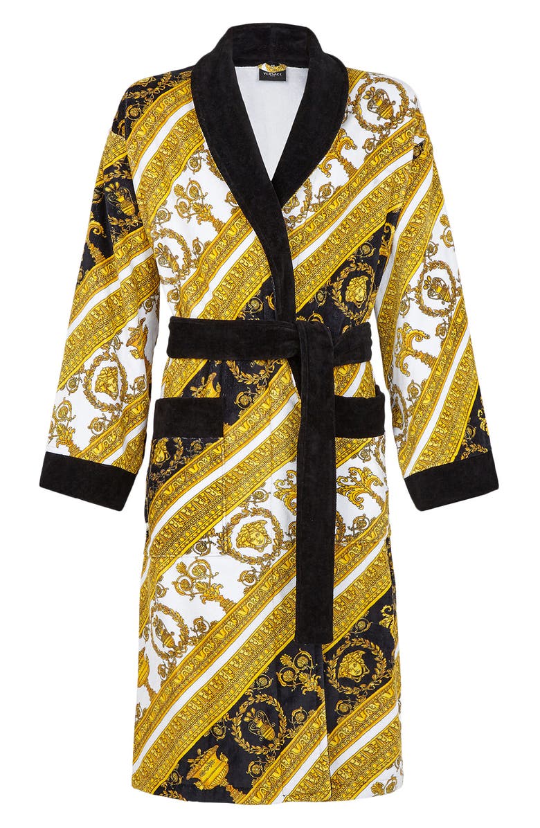 Versace I Heart Baroque Bathrobe, Main, color, 