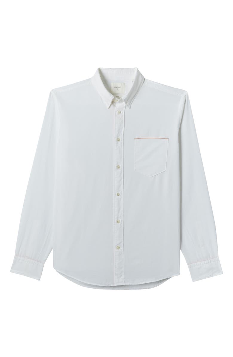 Billy Reid MSL One-Pocket Button-Down Shirt, Main, color, White