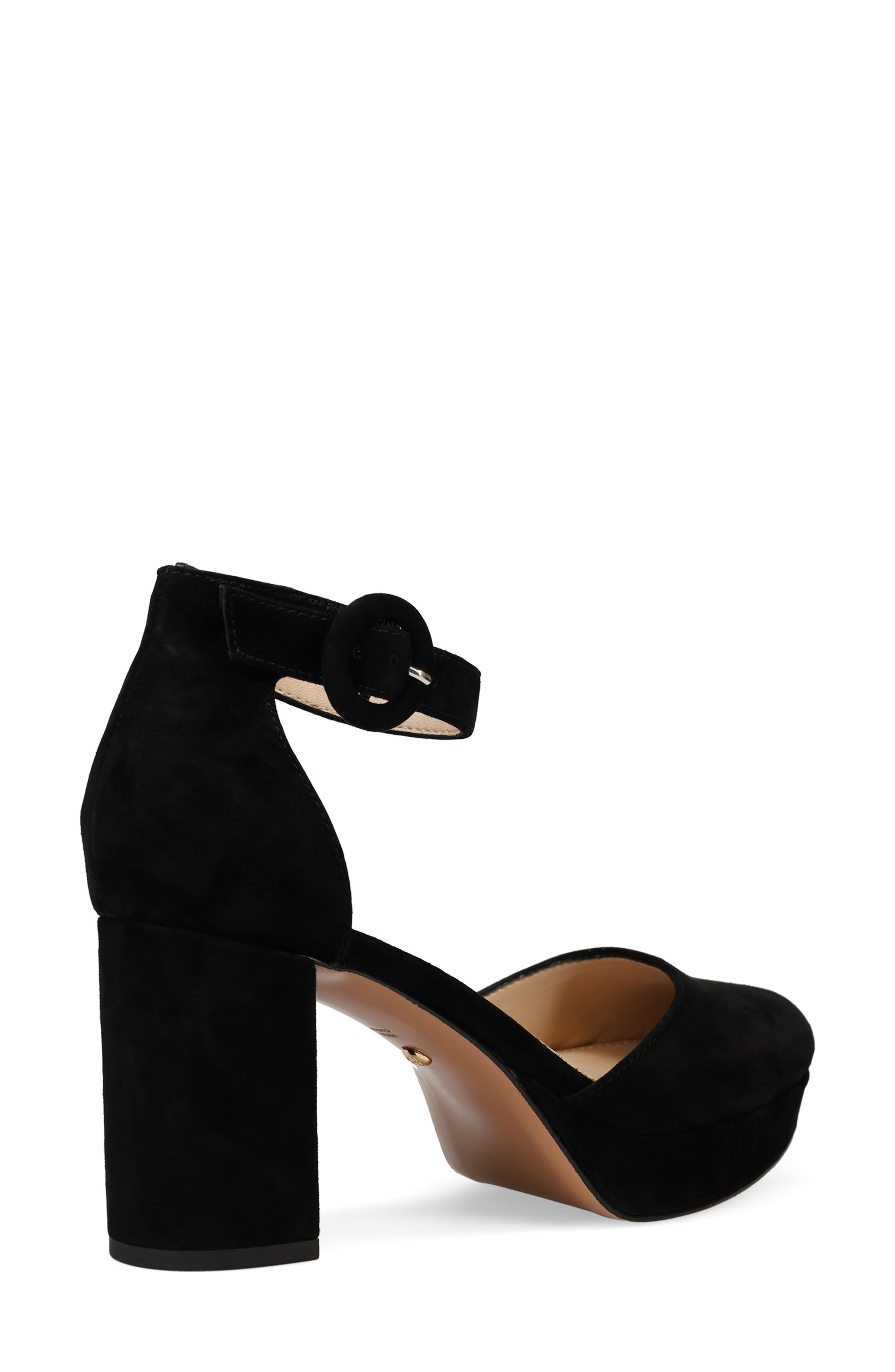 Pelle Moda Lenor Block Heel Platform Pump, Alternate, color, Black