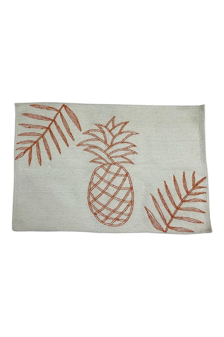 Batik Pineapple Open Pillow, Main, color, RAW SIENNA