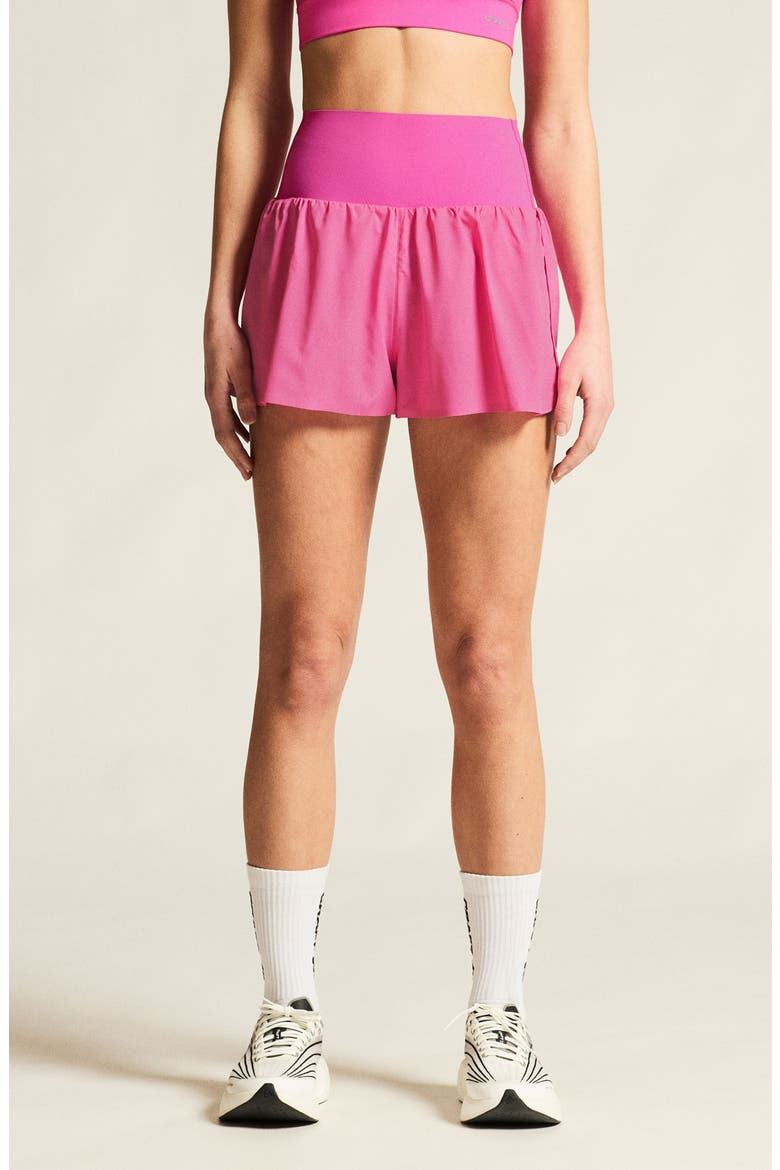 Hypervent Pleated Wide Shorts, Alternate, color, MAGENTA