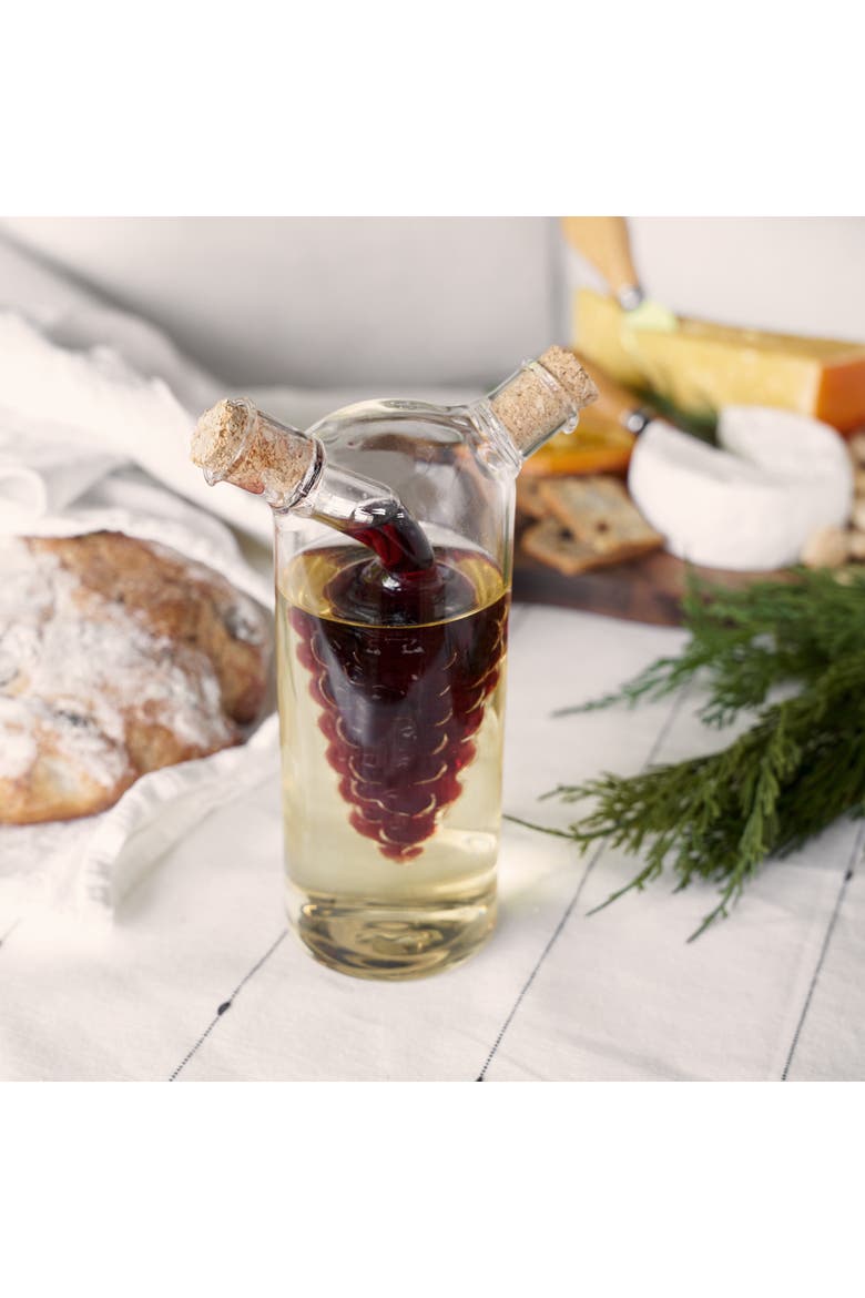 Oil & Vinegar Cruet, Alternate, color, Clear