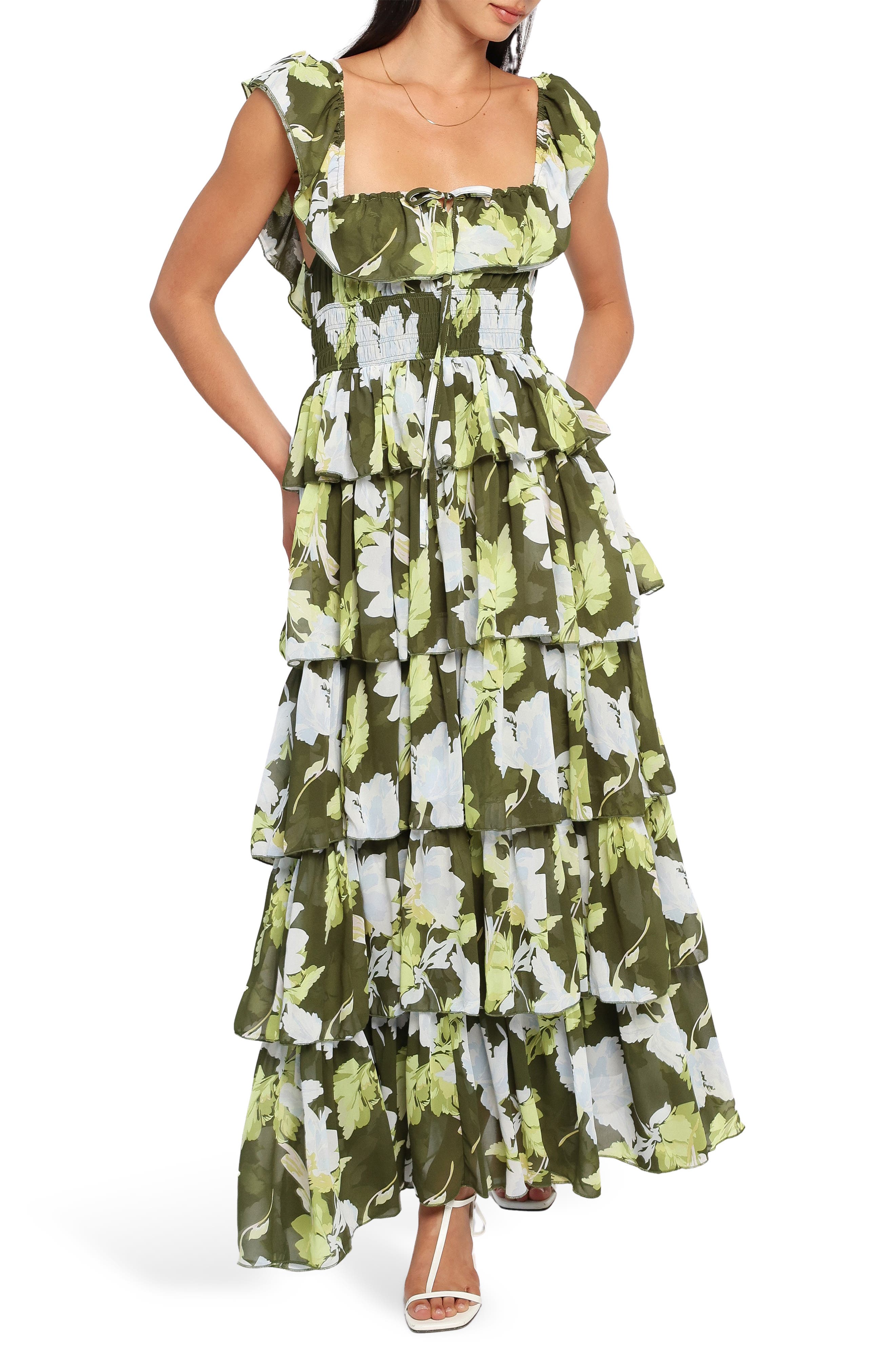 GREEN FLORAL