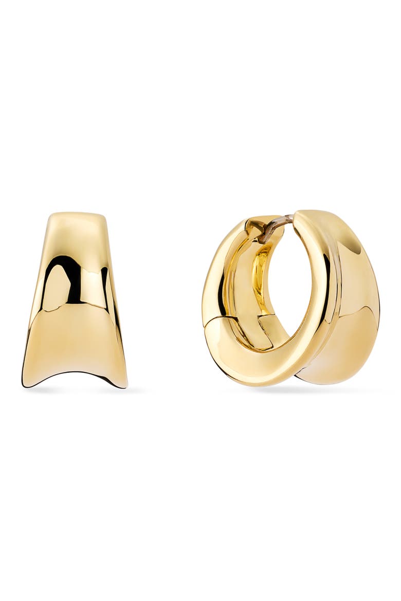 Wade Medium Hoop Earrings, Main, color, GOLD