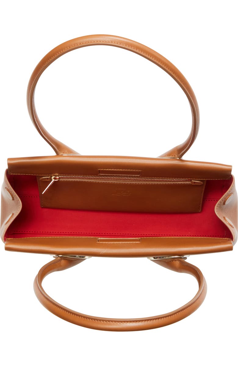 Christian Louboutin Calfskin Baguette Handbag, Alternate, color, Cuoio