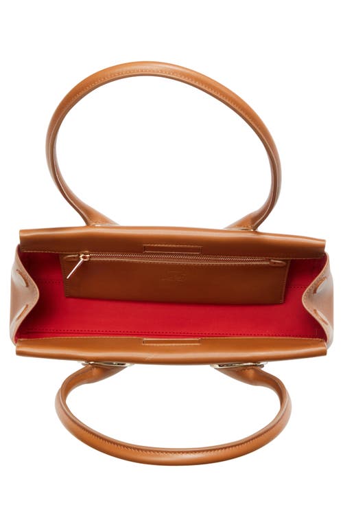 Christian Louboutin Calfskin Baguette Handbag In Brown