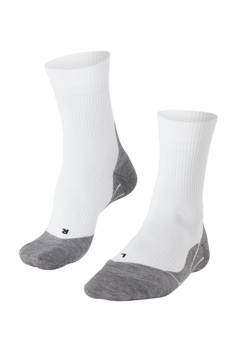 TE4 Tennis Socks for Clay Courts, Main, color, White-Mix