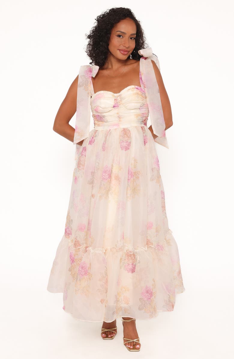 Petal & Pup Floret Sleeveless Maxi Dress, Alternate, color, Yellow Floral