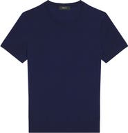 Theory Regal Short Sleeve Wool Sweater