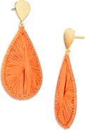 Panacea Rattan Teardrop Earrings