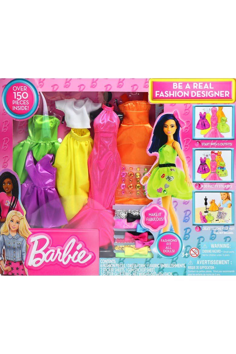 Be a Fashion Designer Doll Dress Up Kit, 5 Outfits, Main, color, Multicolored