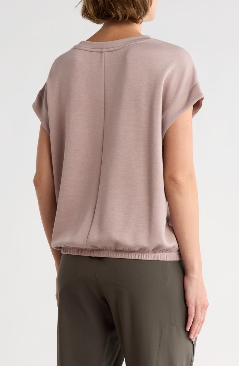 APANA Dolman Sleeve Scuba Knit Top, Alternate, color, Bark