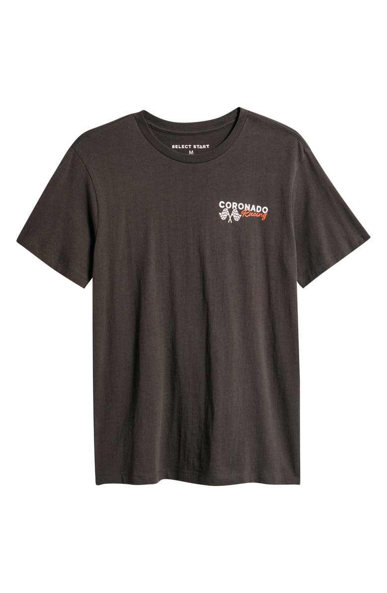 The Forecast Agency Coronado Racing Cotton Graphic T-Shirt, Alternate, color, Pirate Black