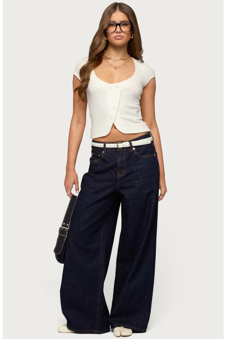Juanita Low Rise Baggy Jeans, Alternate, color, DARK-BLUE