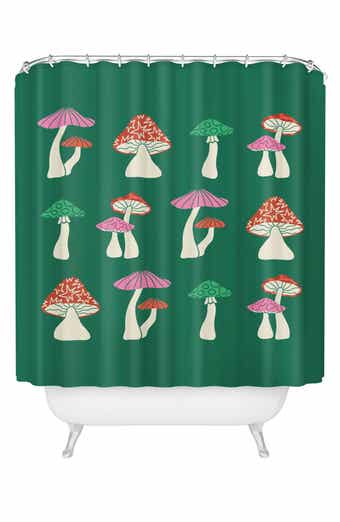 Festive Mushrooms Shower Curtain