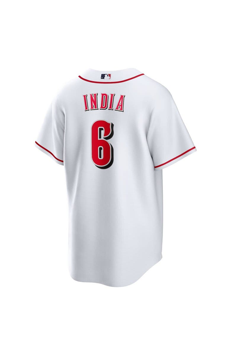 Nike Men's Nike Jonathan India White Cincinnati Reds Replica Player Jersey, Alternate, color, 