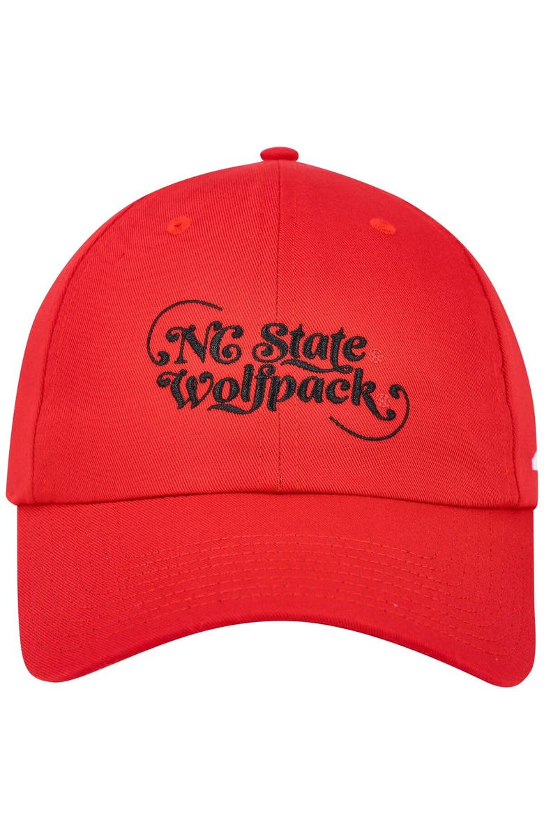 adidas Men's adidas Red NC State Wolfpack Slouch Adjustable Hat, Alternate, color, Red