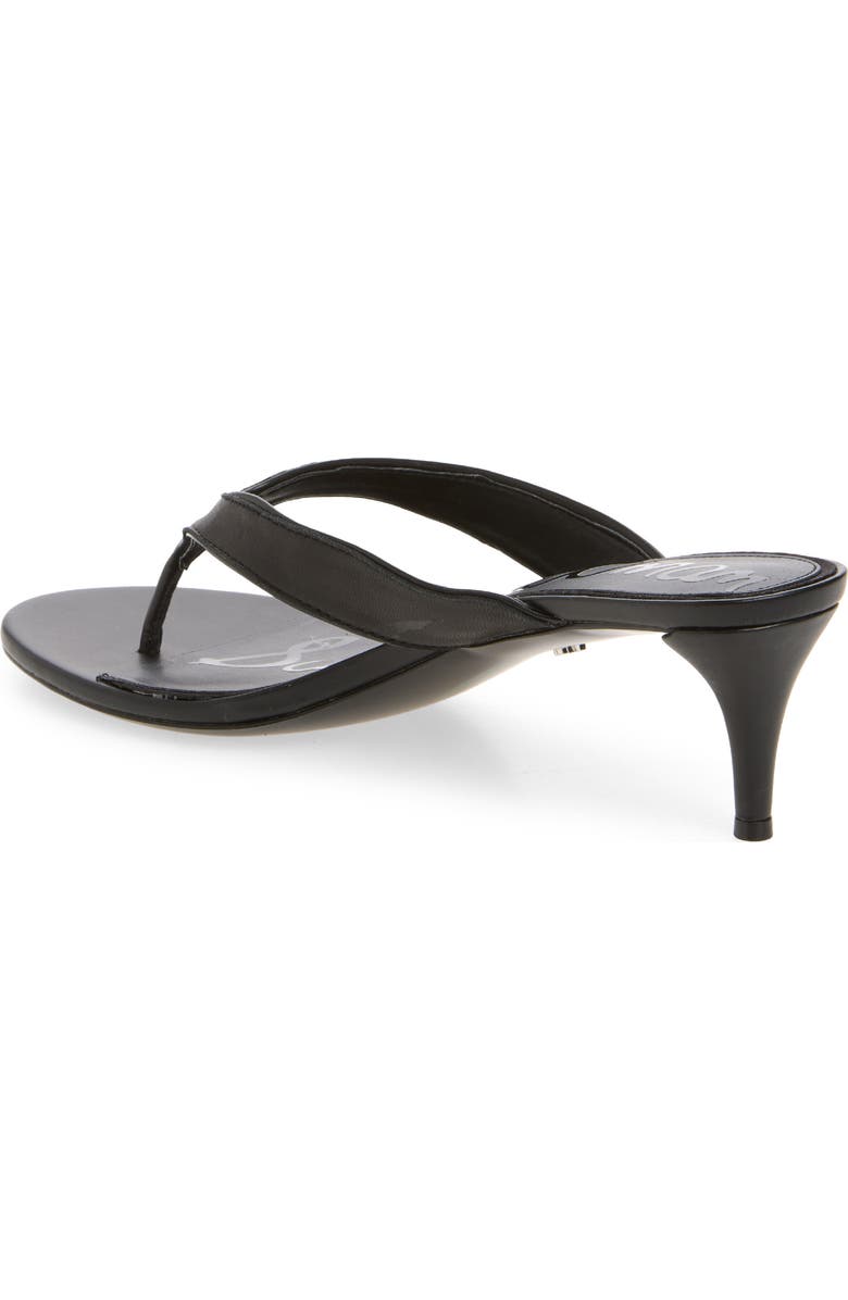 Sam Edelman Amie Kitten Heel Flip Flop, Alternate, color, Black
