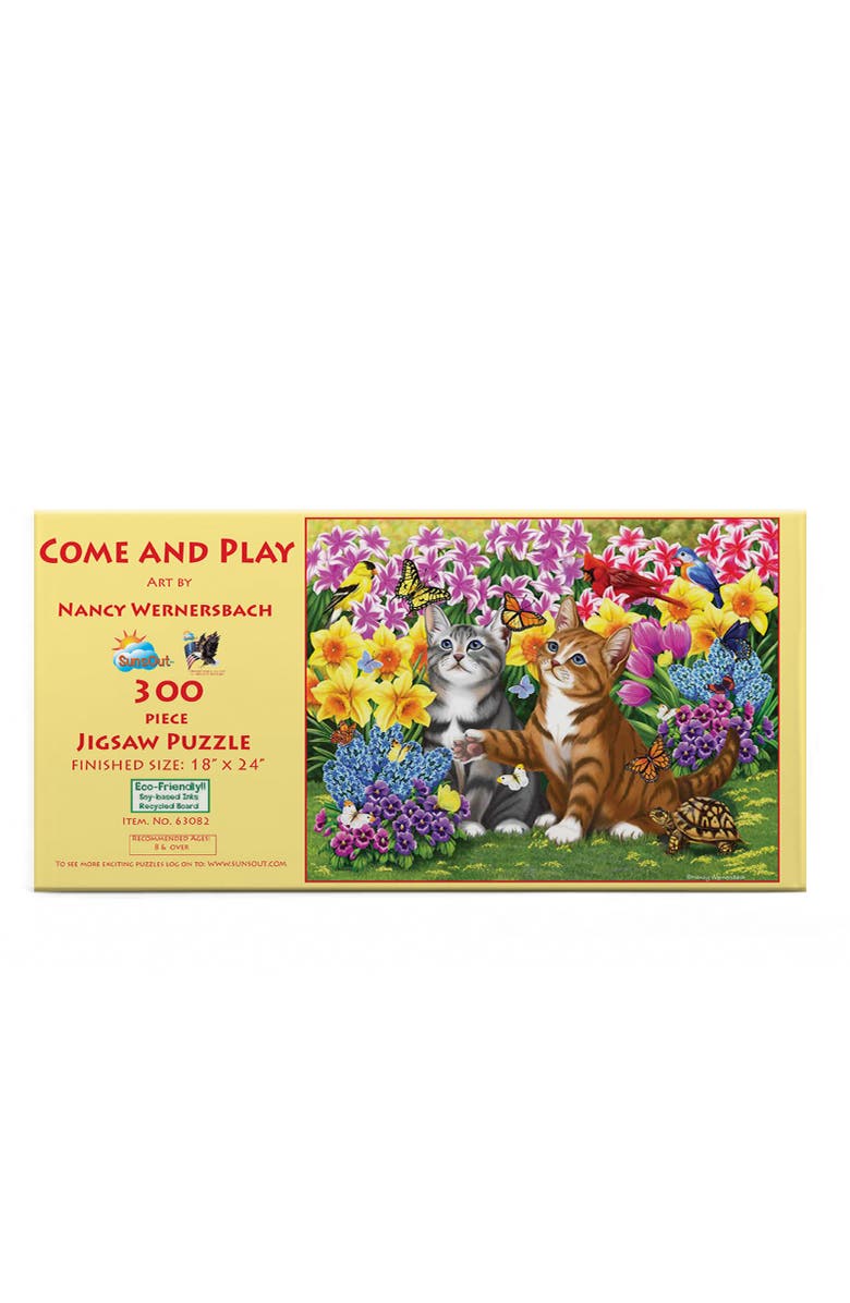 Sunsout Come and Play 300 piece Jigsaw Puzzle for Adults, Alternate, color, Multicolor