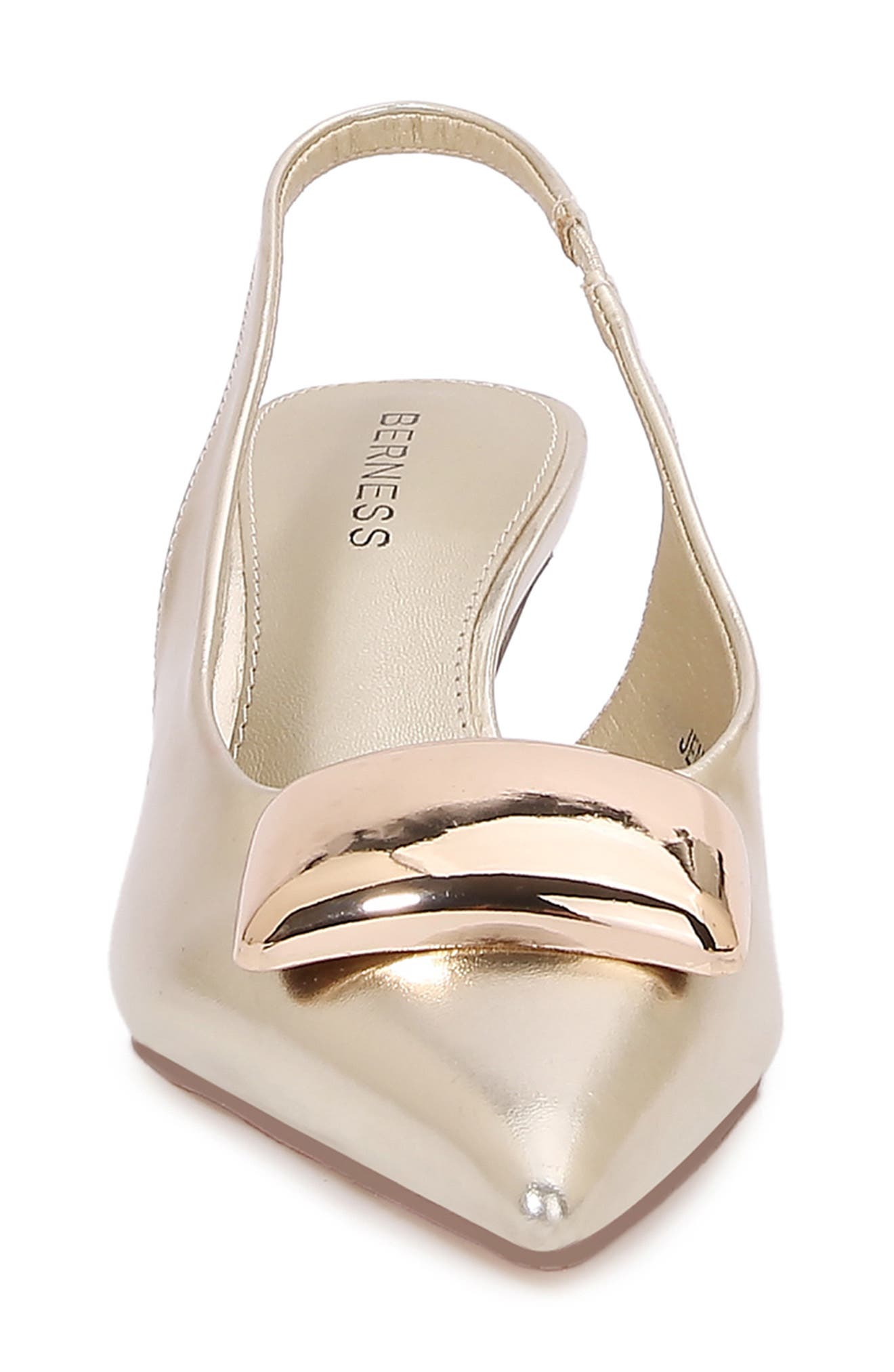 BERNESS Jennifer Slingback Pump, Alternate, color, Gold
