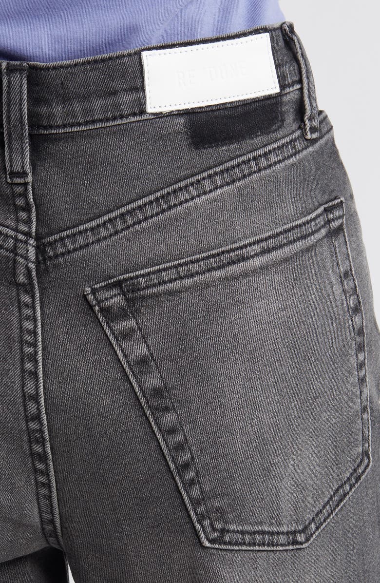 Re/Done High Waist Crop Wide Leg Jeans, Alternate, color, 