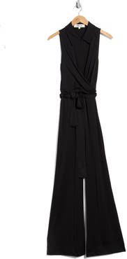 DVF Kellie Sleeveless Wide Leg Jumpsuit