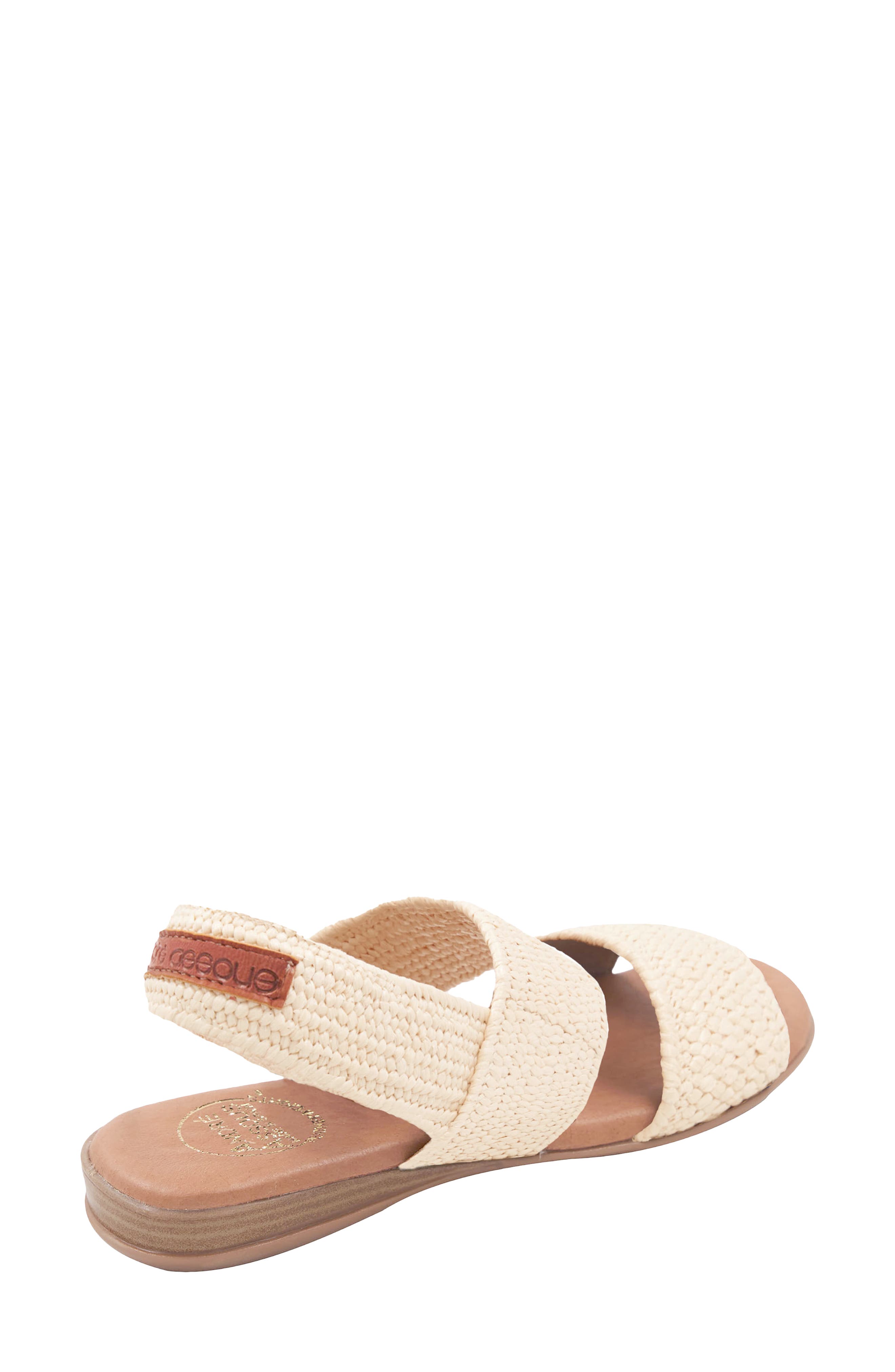 Nigella Featherweight Woven Slingback Sandal, Alternate, color, NATURAL