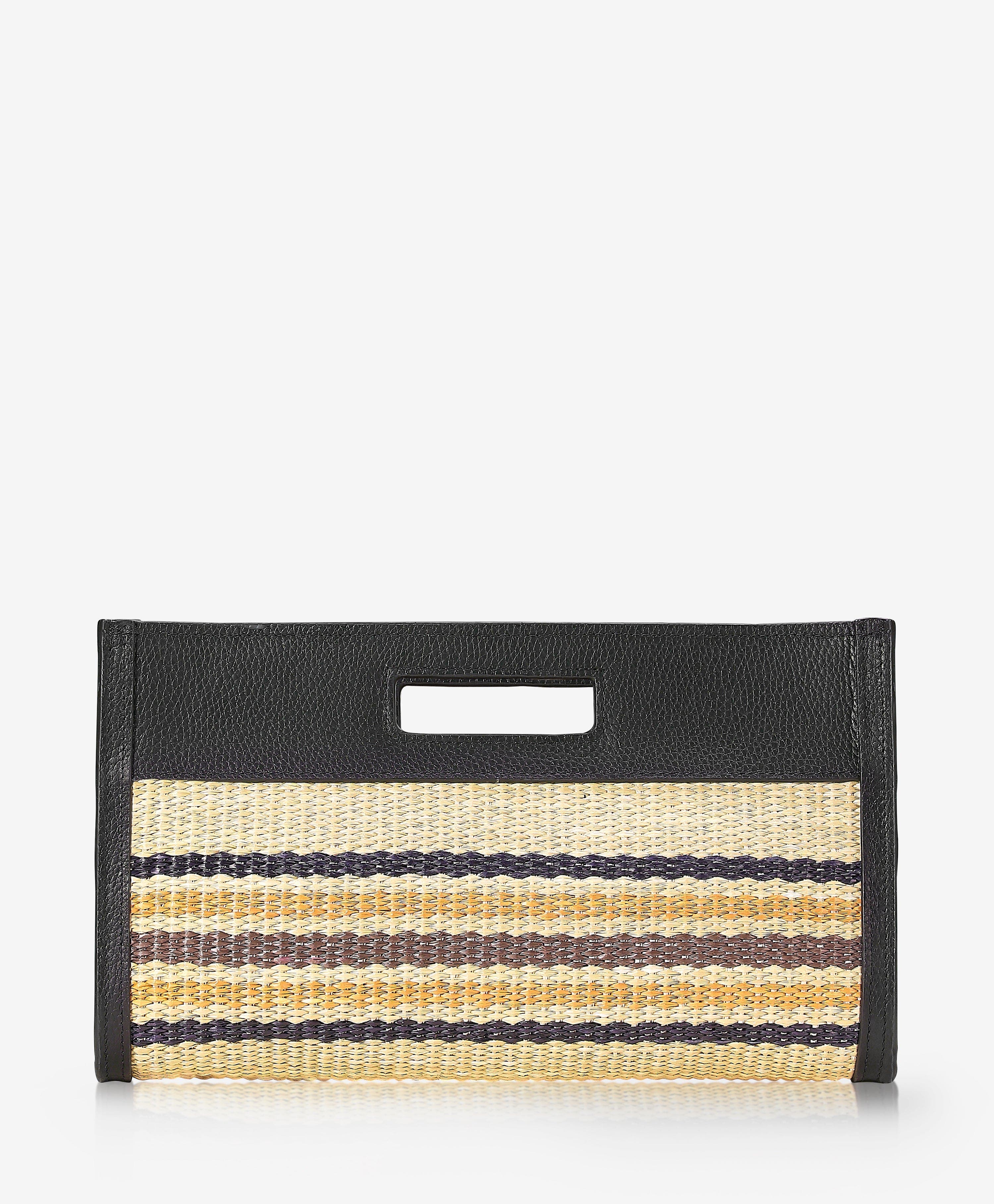 GiGi New York Remy Clutch, Main, color, Natural Raffia