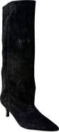 SHUSHOP Yvonne Faux Suede Knee High Boot